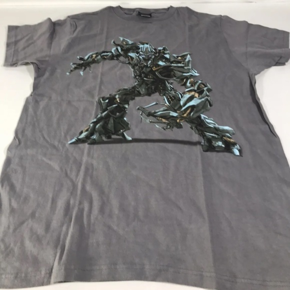 T Shirt Transformers Optimus Prime Changes ‎ Brand USA Size L Mens Gray